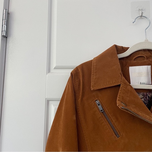 Anthropologie ett:twa Vegan Leather Suede Jacket - Picture 9 of 9